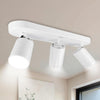 GY Modern 3-Way LED Ceiling Spotlight - 360° Adjustable GU10 Track Lighting for Kitchen & Living Room (Black/White)