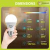 GY LED A60 9.5W 1521lm DIMENSIONS