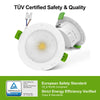 GY IP44 Wasserdichter LED Einbaustrahler 4.5W 3-Farben CCT